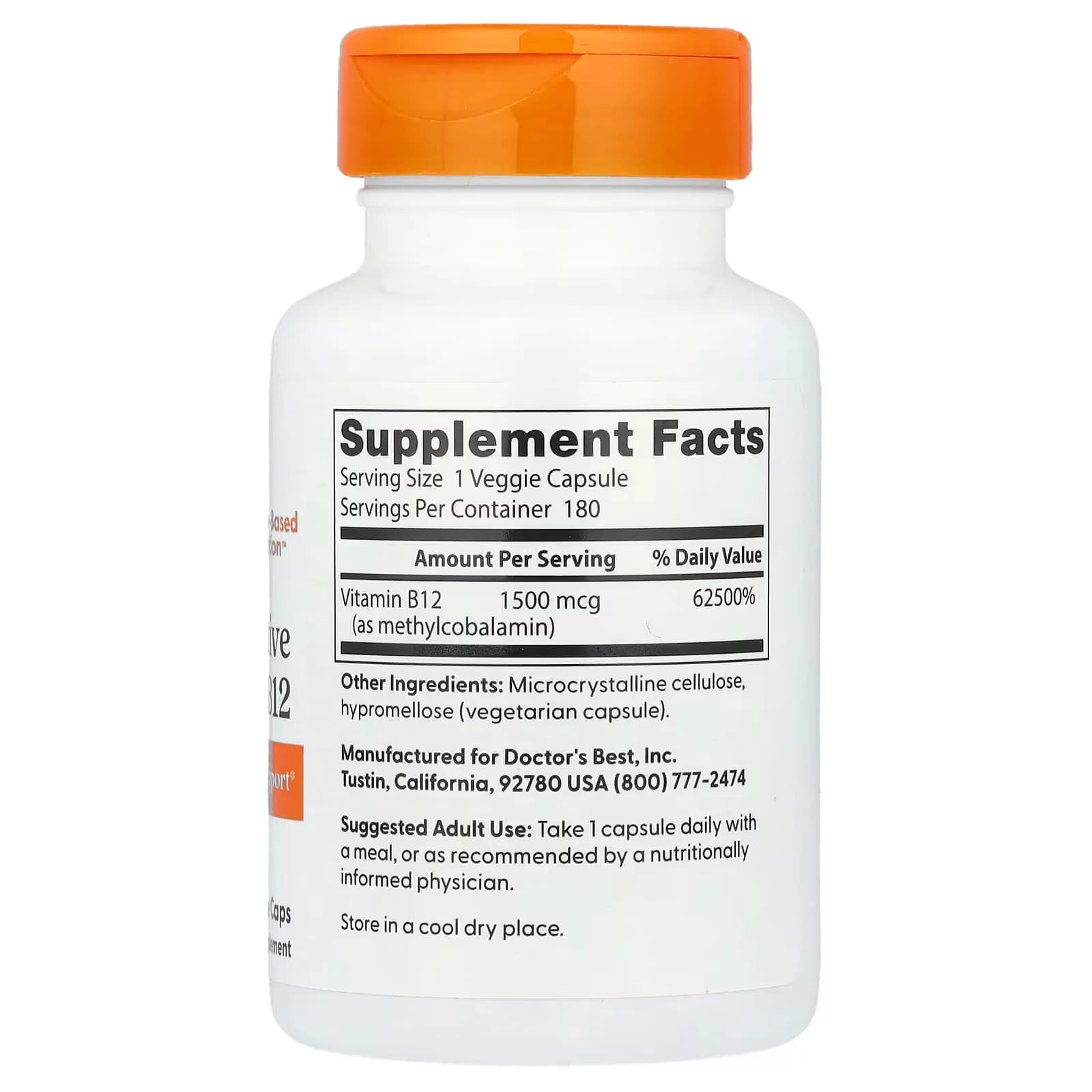 Doctor's Best Fully Active B12 1500mcg Veggie Caps Price in Pakistan