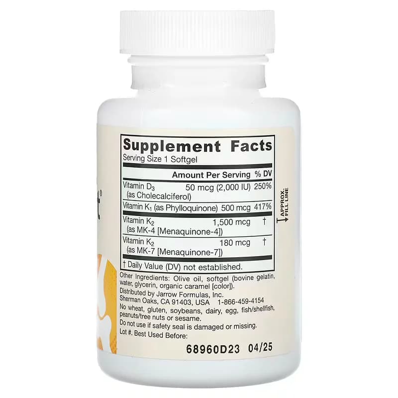 Jarrow K-Right Vitamin K2 Softgels 60 Count Price in Pakistan