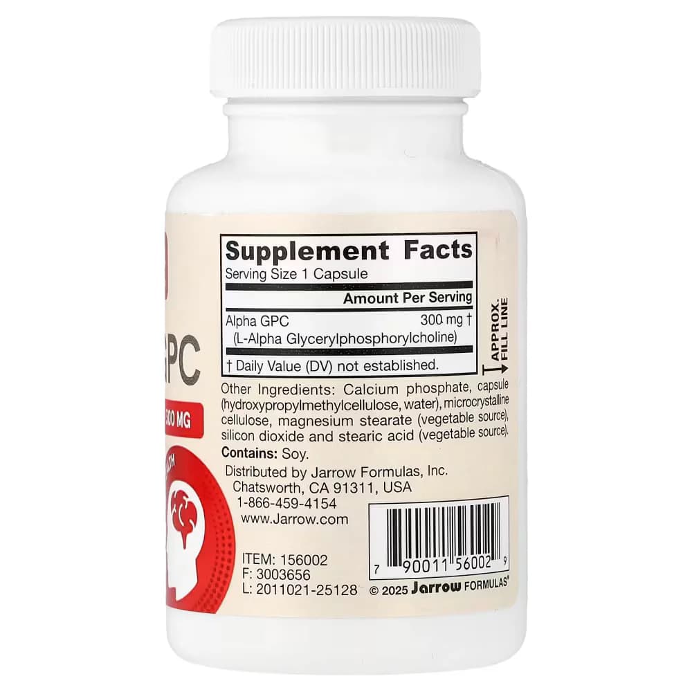 Jarrow Vegan Alpha GPC 300mg 60 Veg Capsules Price in Pakistan