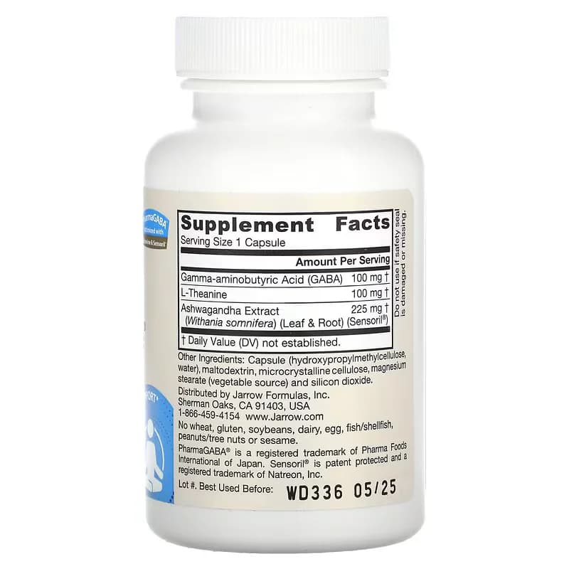 Jarrow Vegan GABA Soothe 30 Veg Capsules PRice in Pakistan