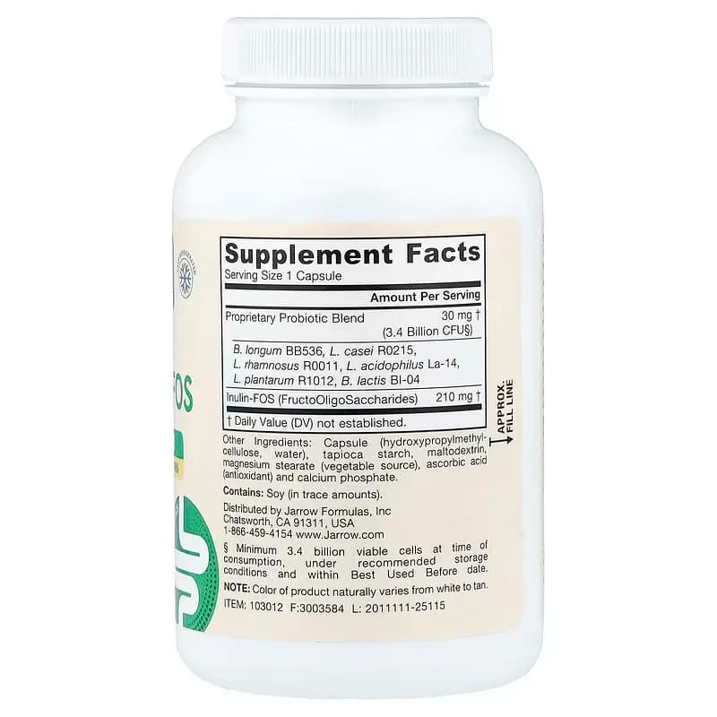 Jarrow Vegan Jarro-Dophilus Plus FOS Capsules Price in Pakistan
