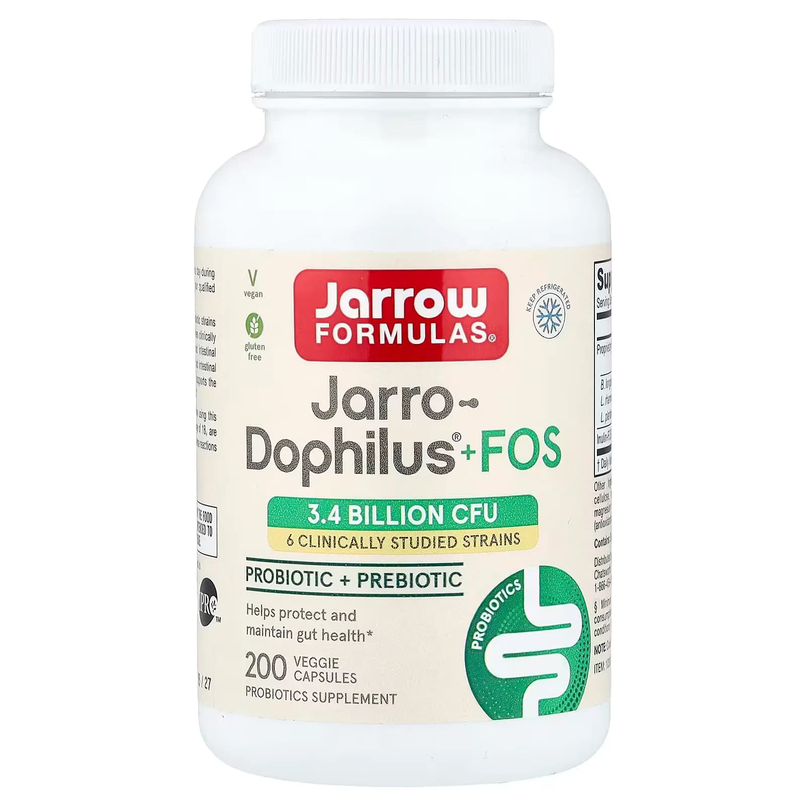 Jarrow Vegan Jarro-Dophilus Plus FOS Capsules Price in Pakistan