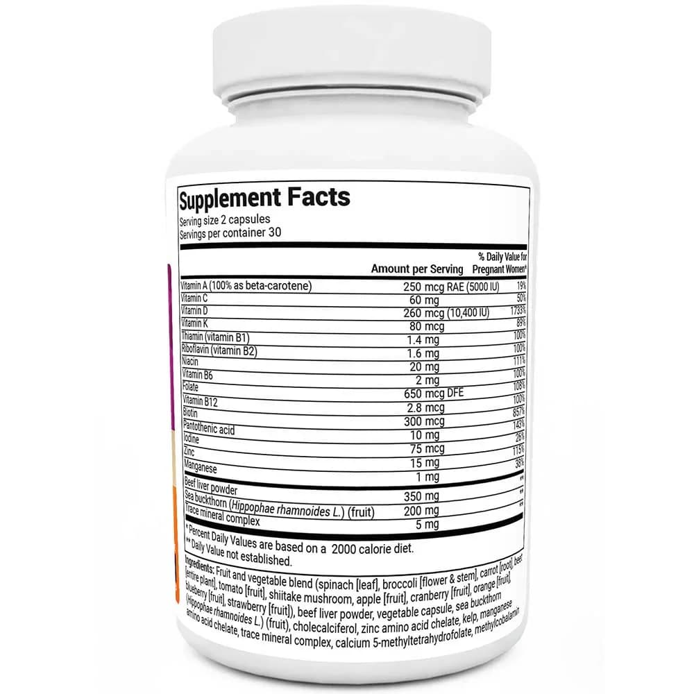 Dr. Berg Natural Prenatal Vitamin with Folate and Omegas Price in Pakistan