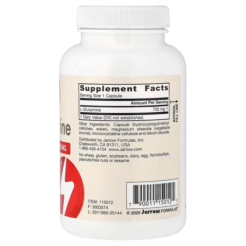 Herbal Jarrow Vegan L-Glutamine 750mg Capsules Price in Pakistan