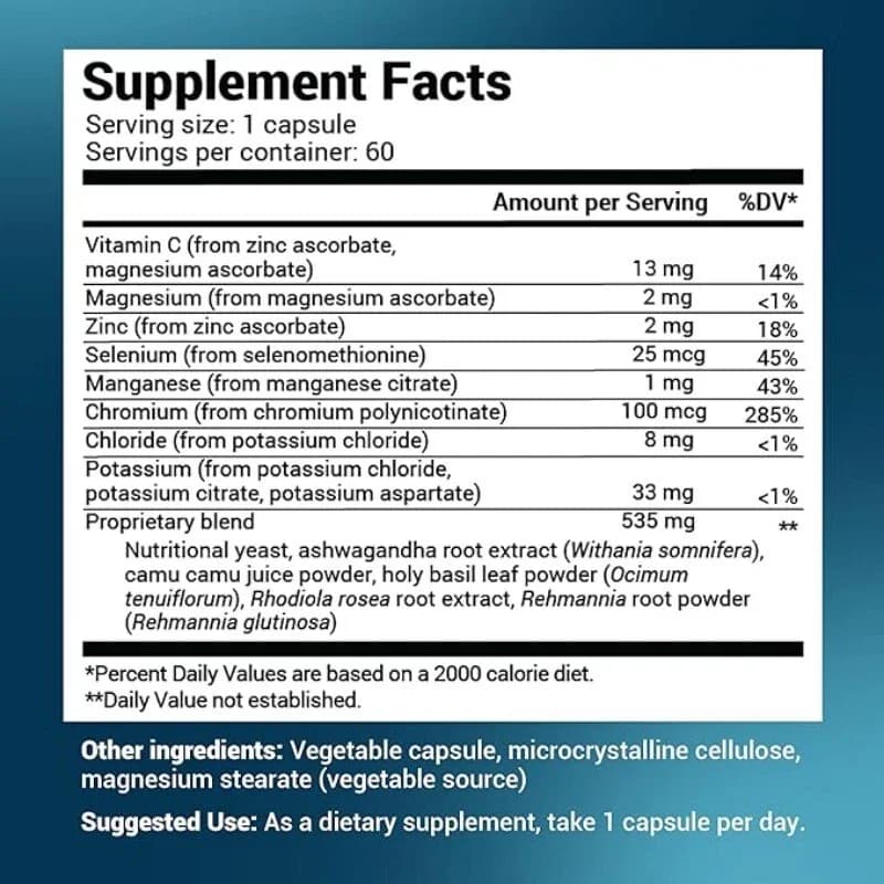 Dr. Berg Adrenal & Cortisol Support Capsules Price in Pakistan