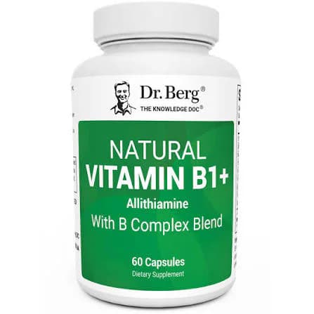 Dr. Berg Natural Vitamin B1+ Allithiamine with B Complex Blend 60 Capsules
