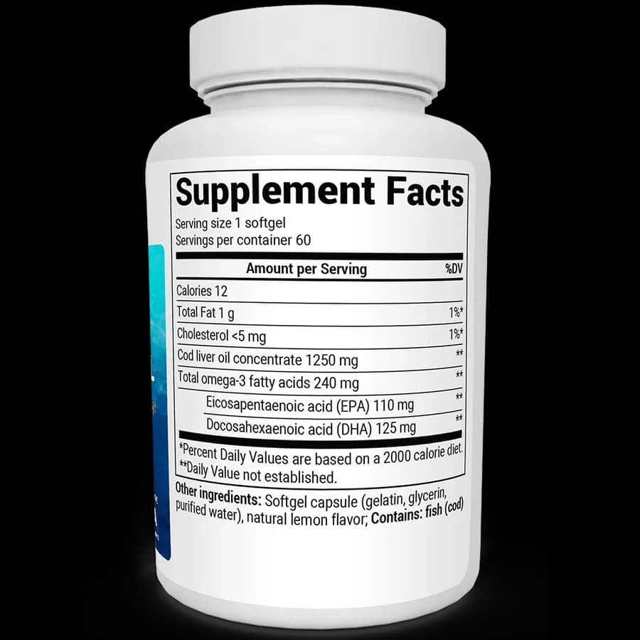 Dr. Berg Omega-3 Cod Liver Fish Oil Price in Pakistan