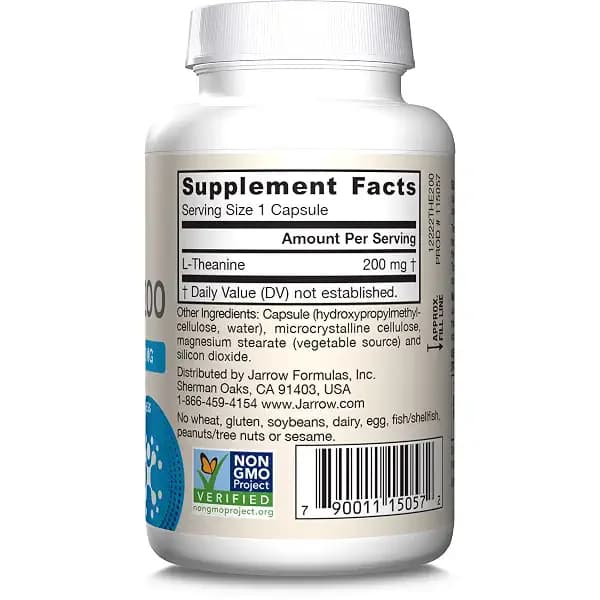 Jarrow Vegan Theanine 200mg Veg Capsules Price In Pakistan