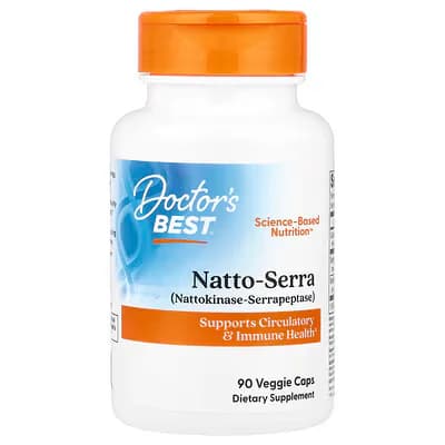 Doctor's Best Natto-Serra 90 Veggie Caps