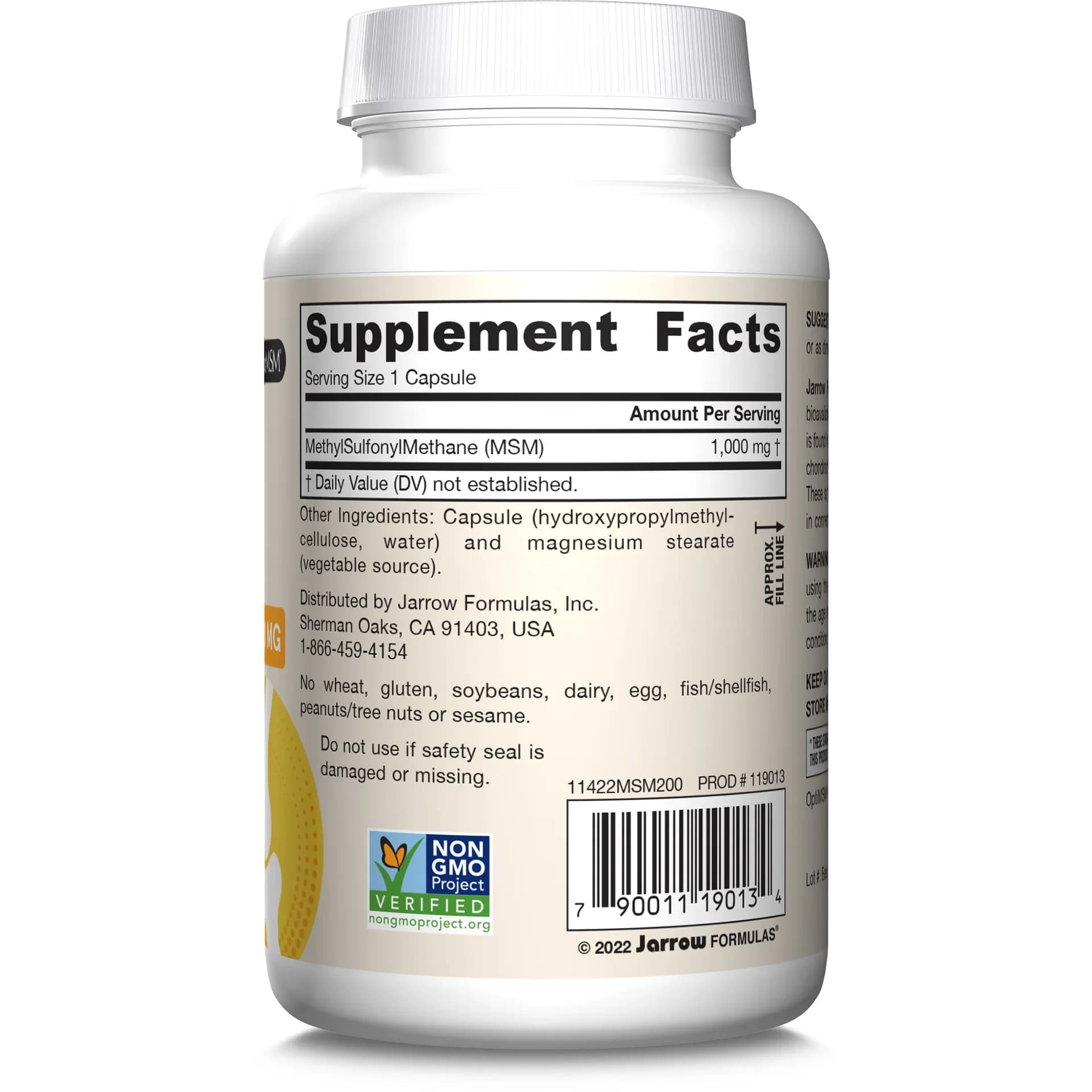 Jarrow Formulas MSM 1000mg 200 Veg Capsules Price In Pakistan