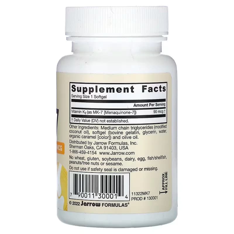 Jarrow Formulas MK-7 Vitamin K2 90mcg Softgels Pakistan