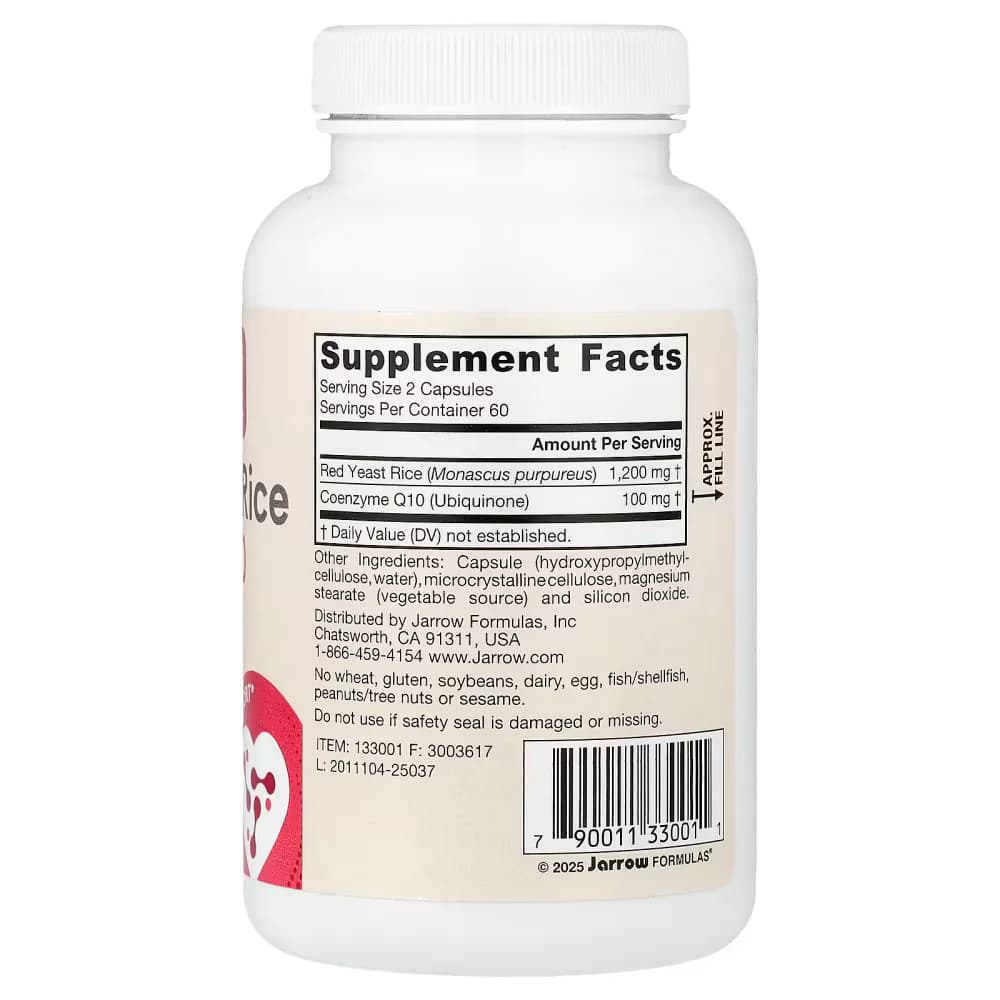 Jarrow Red Yeast Rice CoQ10 120 Veg Capsules Price In Pakistan