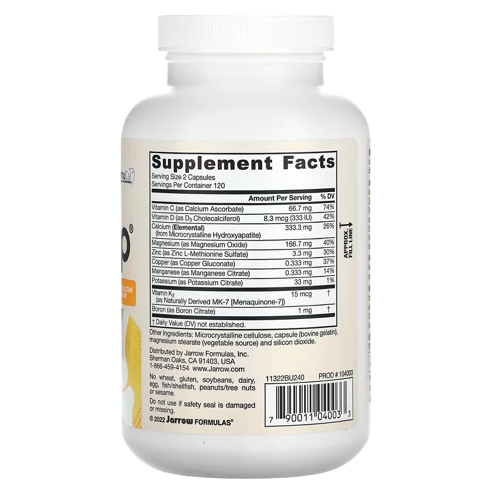 Jarrow Formulas BoneUp 1000mg Capsules Price In Pakistan