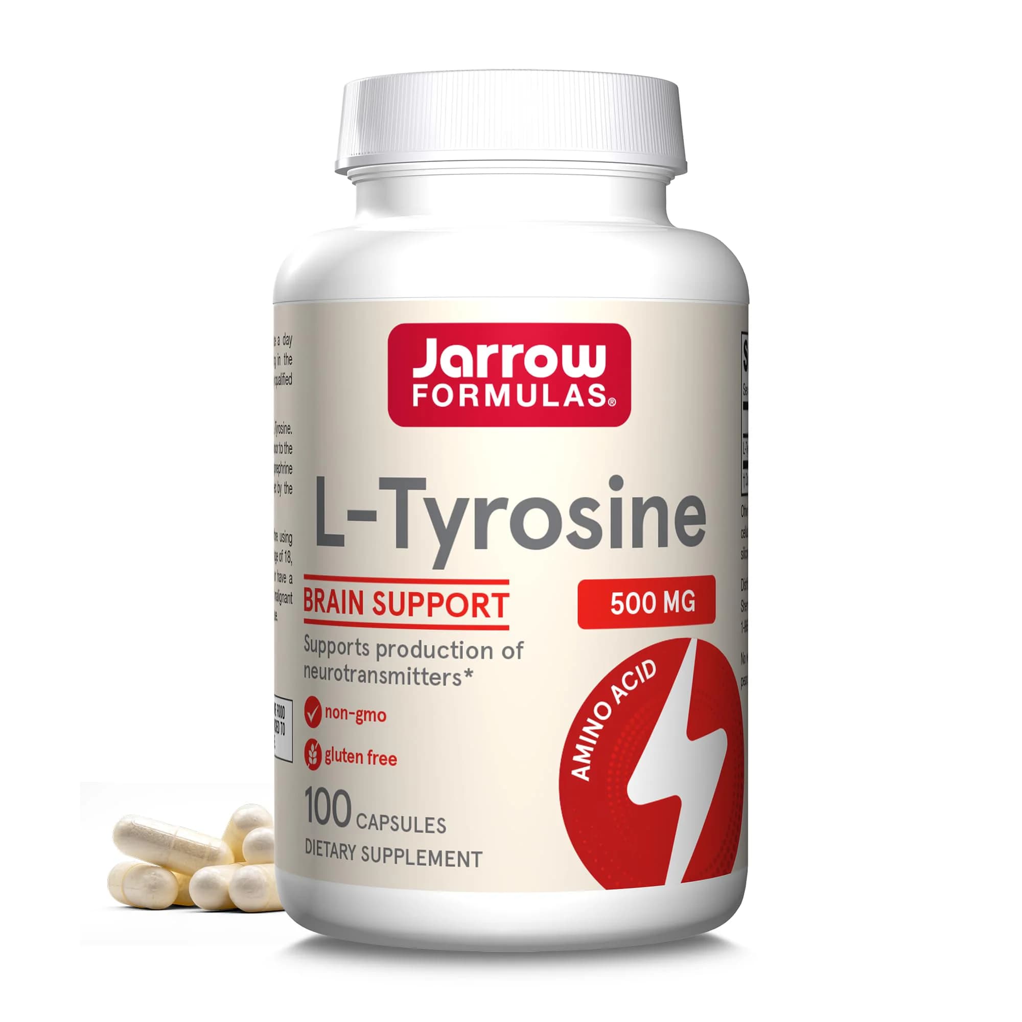 Jarrow Formulas L-Tyrosine 500mg 100 Capsules