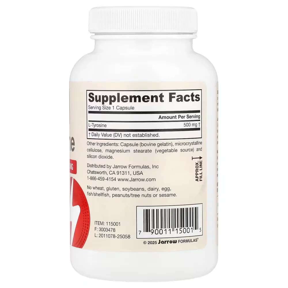Jarrow Formulas L-Tyrosine 500mg 100 Capsules Price In Pakistan