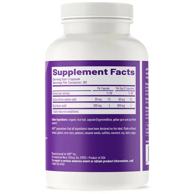 AOR R-Lipoic Acid 300mg Capsules Price in Pakistan