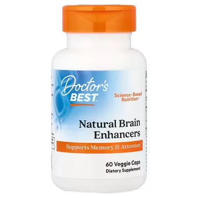 Doctor's Best Natural Brain Enhancers 60 Veggie Caps