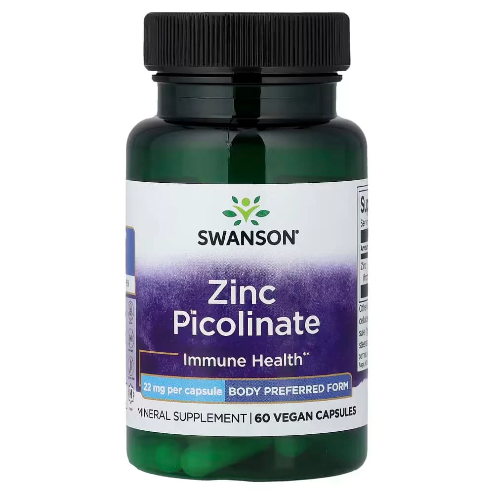Swanson Zinc Picolinate 22mg Capsules in Pakistan  | Herbal Mart