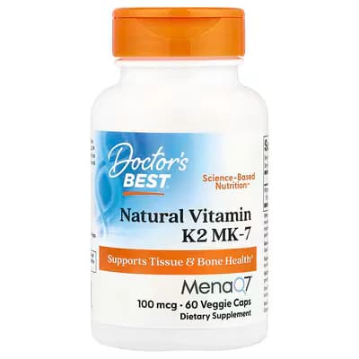Doctor's Best Natural Vitamin K2 MK-7 100mcg Veggie Caps in Pakistan
