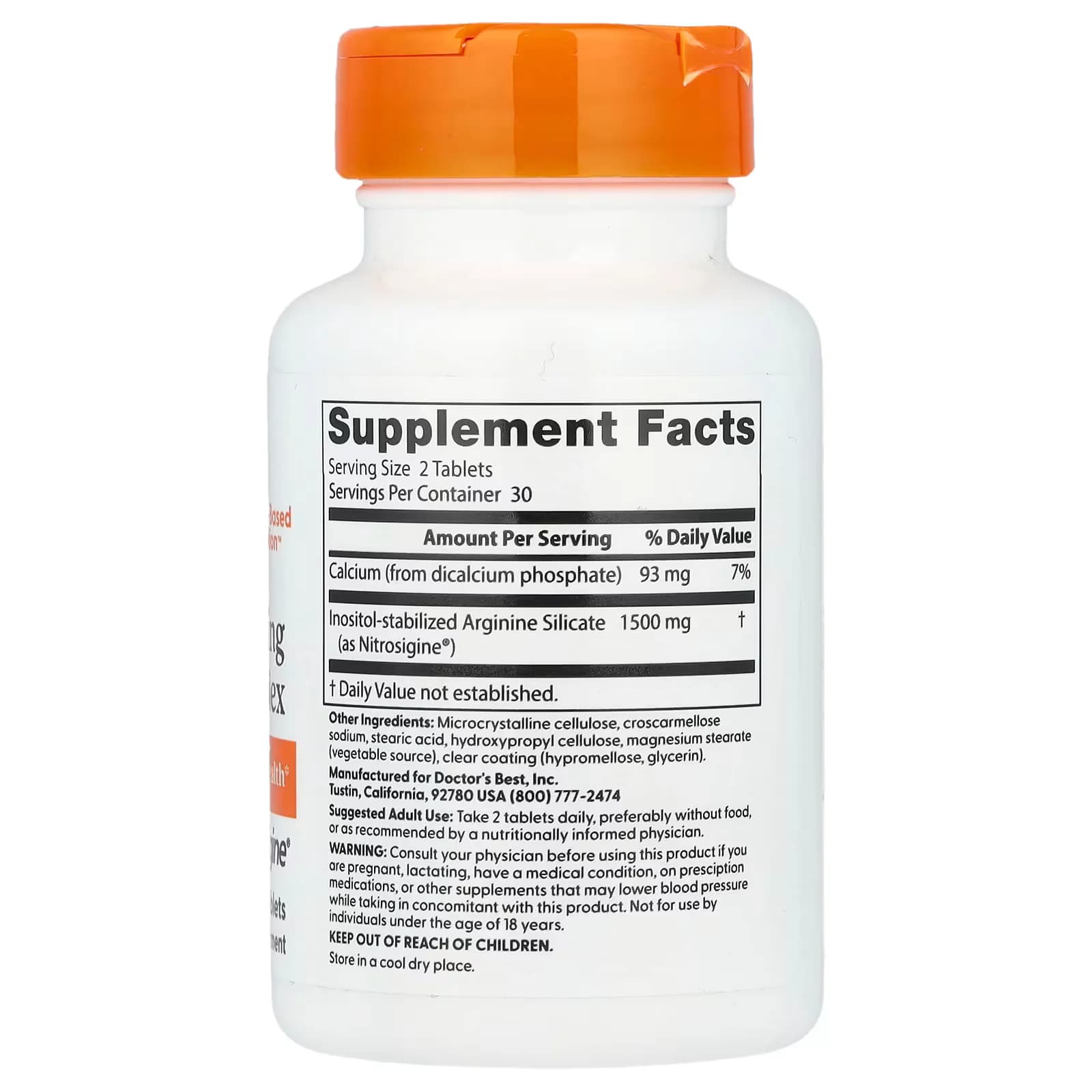 Doctor's Best Fast Acting Arginine Complex 60 Tablets in Pakistan