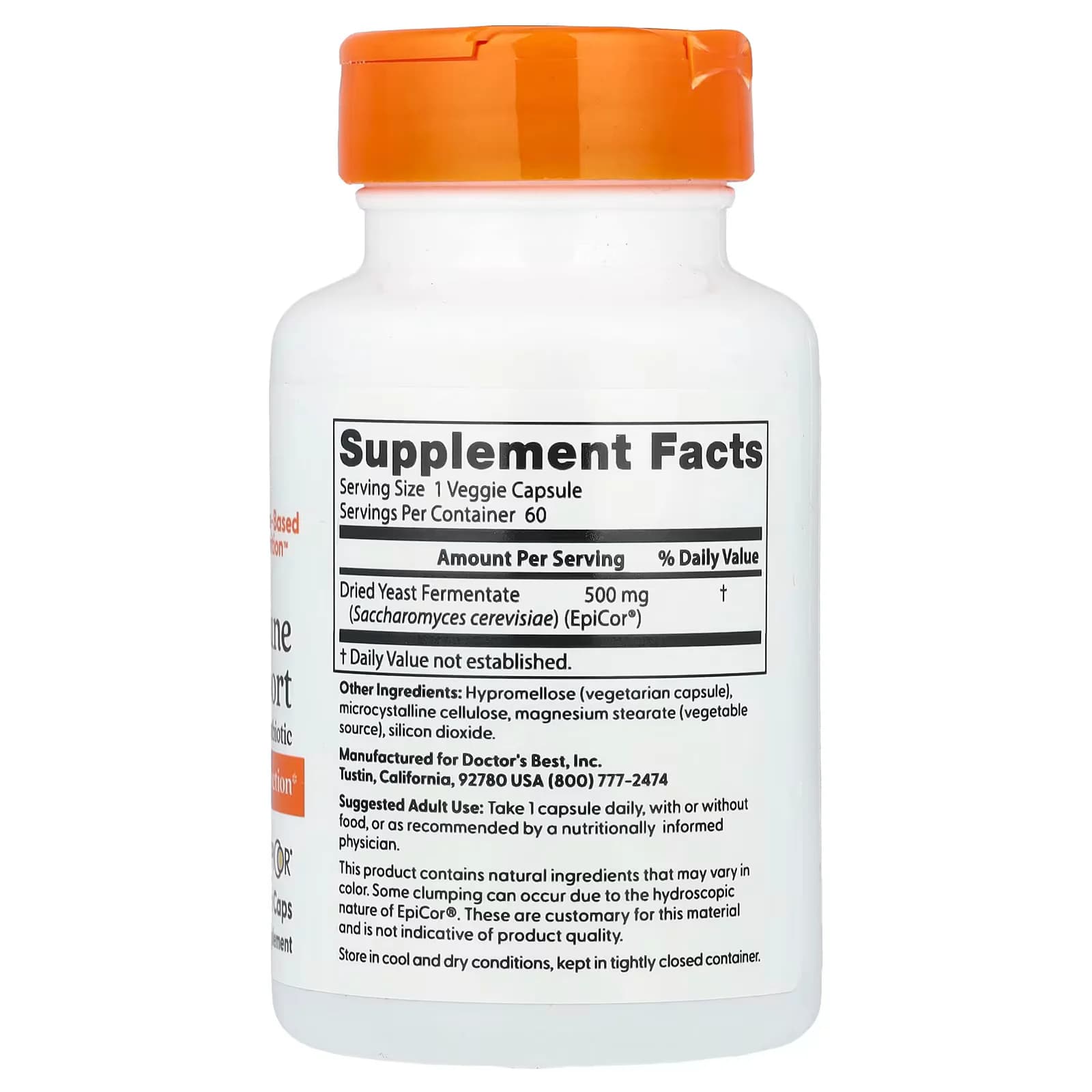 Doctor's Best Immune Support Postbiotic 500mg Veggie Caps in Pakistan