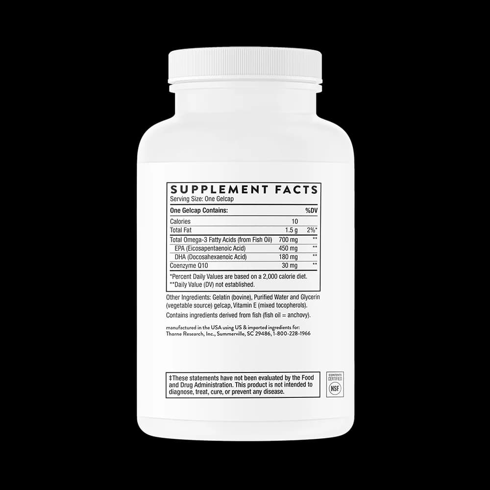 Thorne Omega-3 with CoQ10 Gelcaps Price in Pakistan