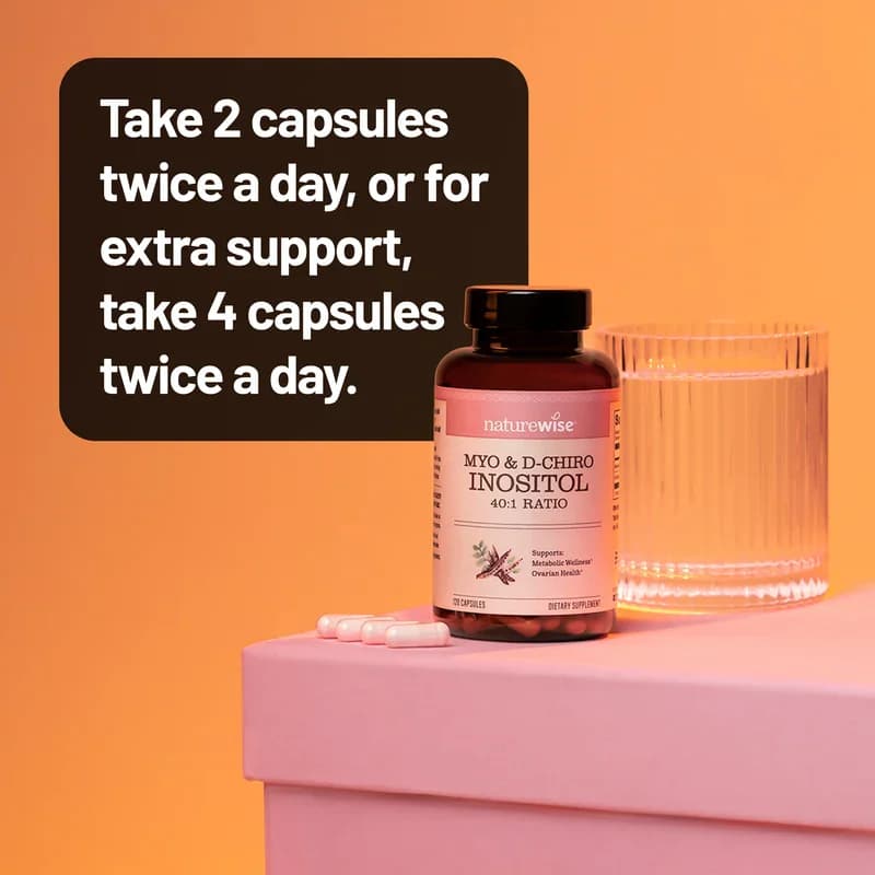 NatureWise Myo & D-Chiro Inositol 40:1 Ratio Capsules in Pakistan