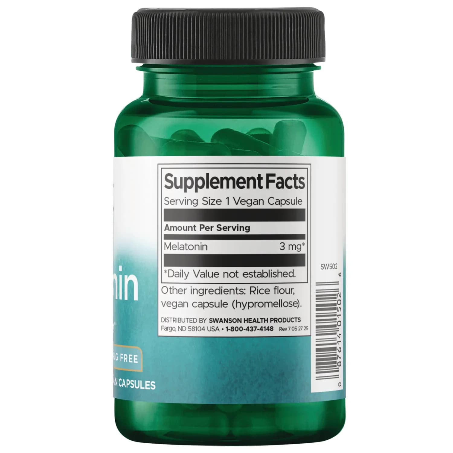 Swanson Melatonin 3mg Vegan Capsules Price in Pakistan