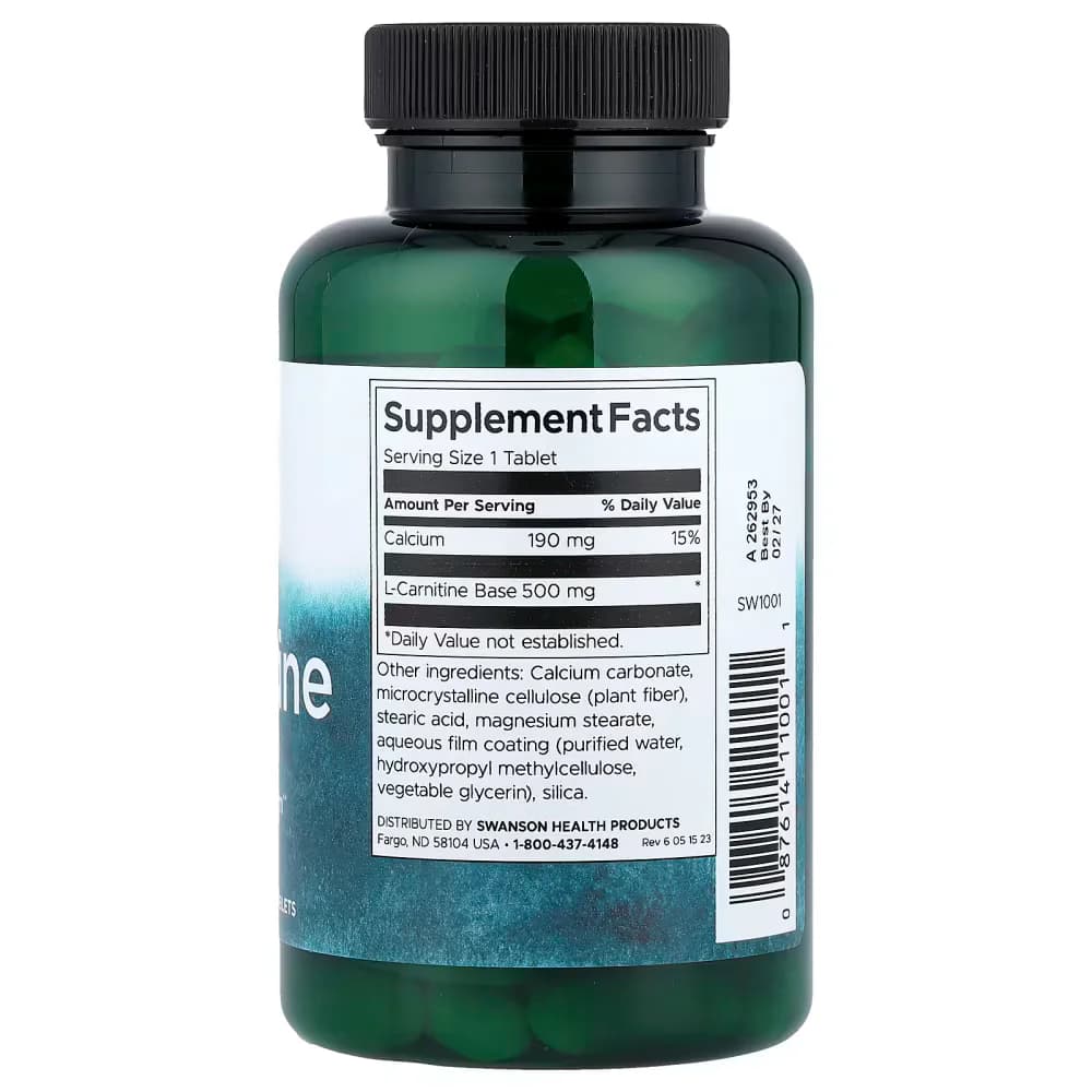 Swanson L-Carnitine Tablets for Energy Support Price In  Pakistan