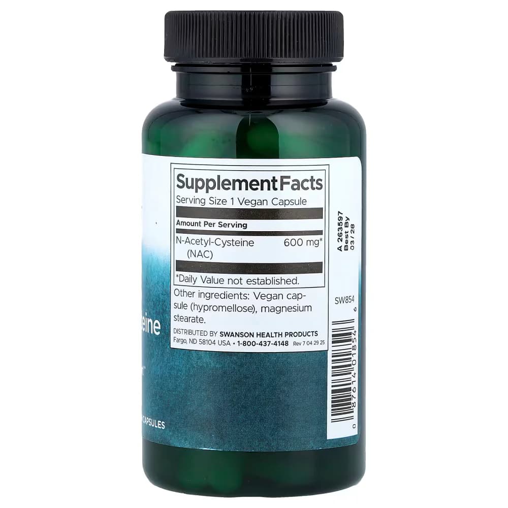 Swanson NAC 600mg 100 Vegan Capsules Price In Pakistan