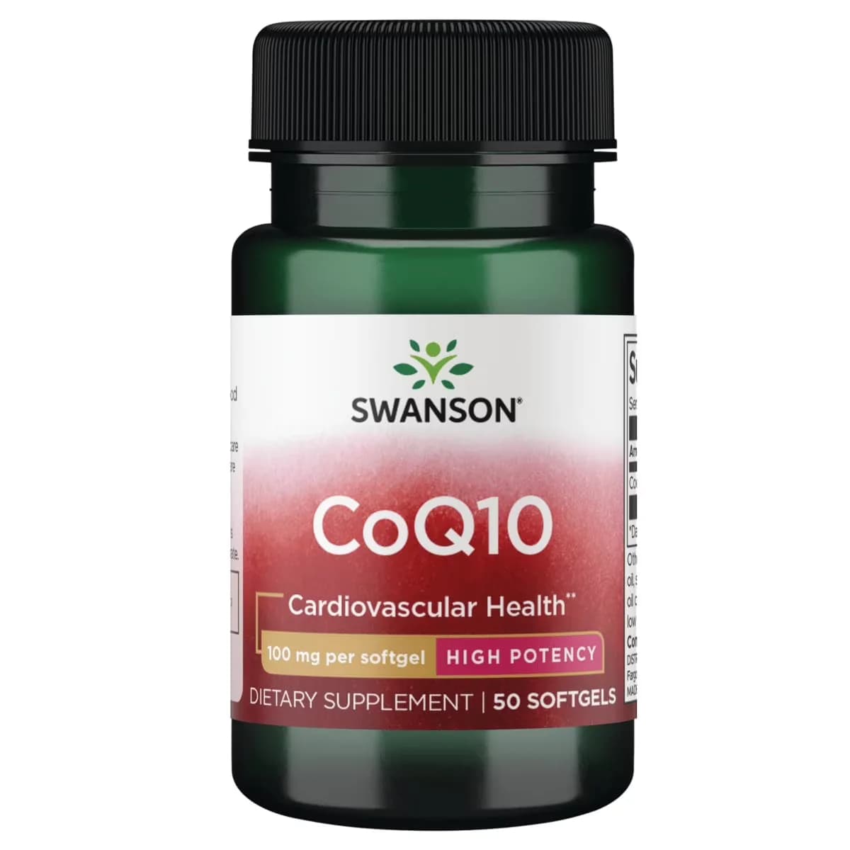 Swanson Vitamins CoQ10 High Potency 100mg Softgels
