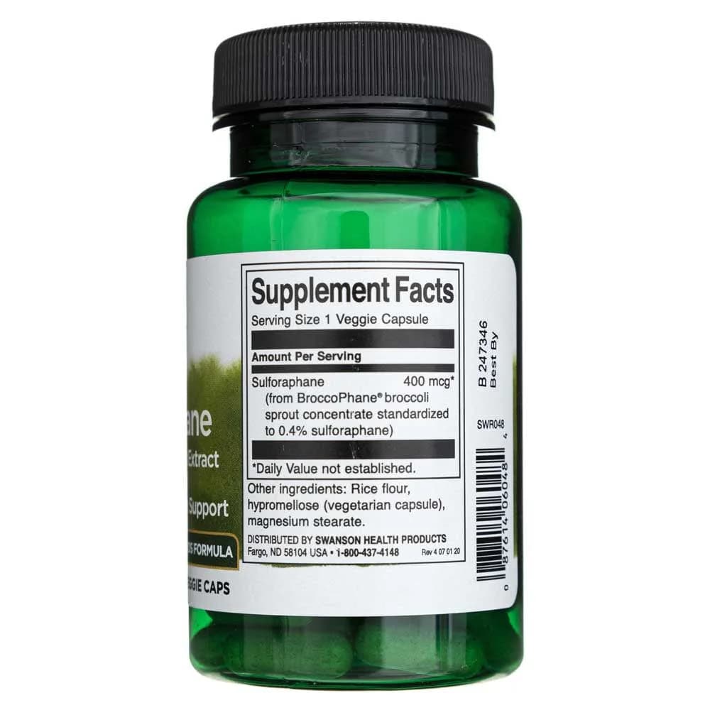 Swanson Sulforaphane 400mcg Vegan Capsules Price In Pakistan