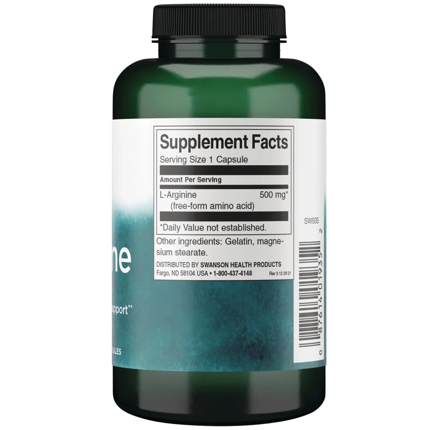 Swanson L-Arginine 500mg 200 Capsules Price In Pakistan