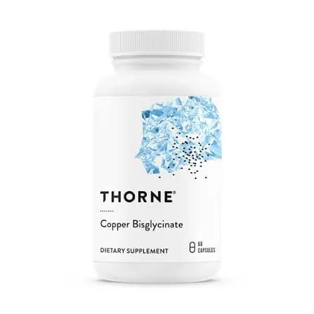 Thorne Copper Bisglycinate 2mg, 60 Capsules