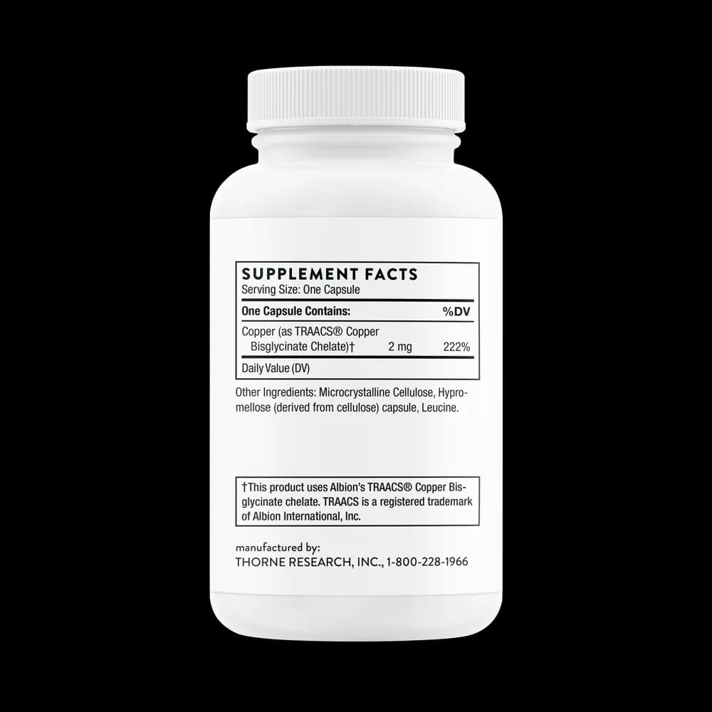 Thorne Copper Bisglycinate Capsules Price in Pakistan