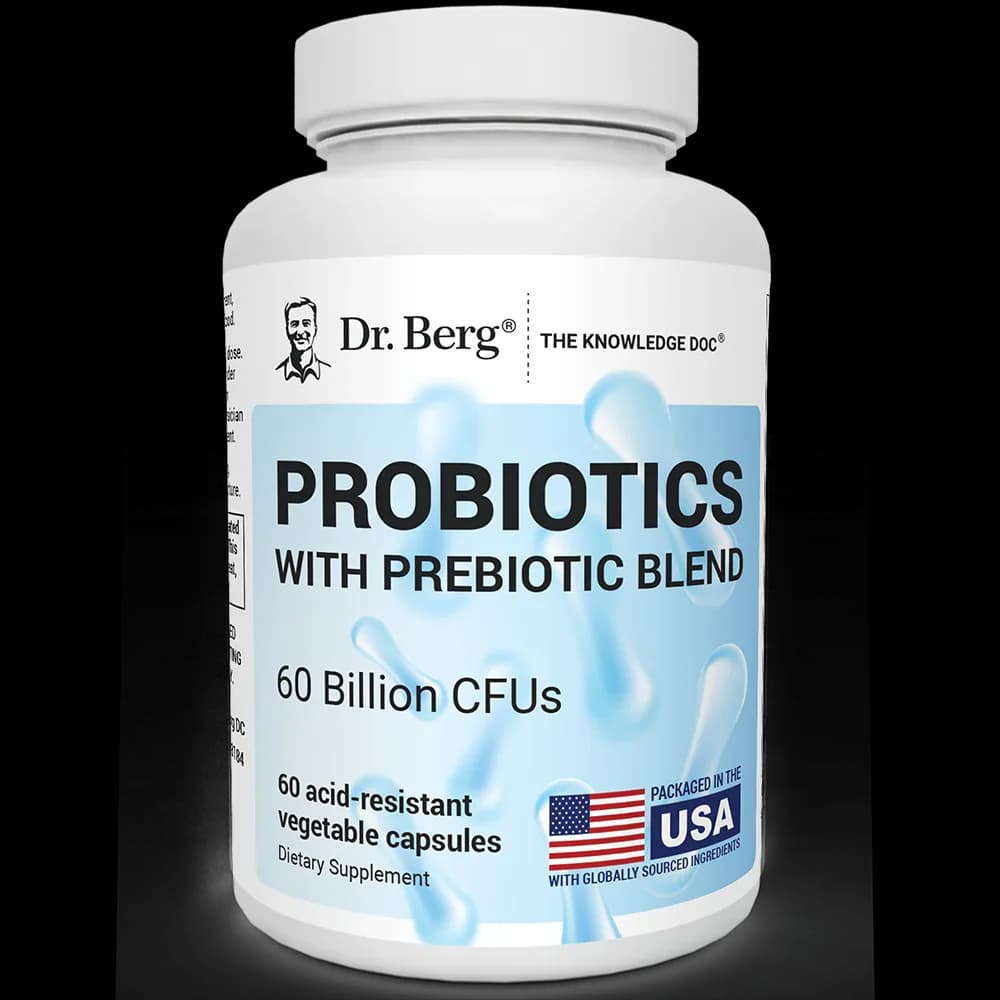Dr. Berg 60 Billion Probiotics with Prebiotic Blend