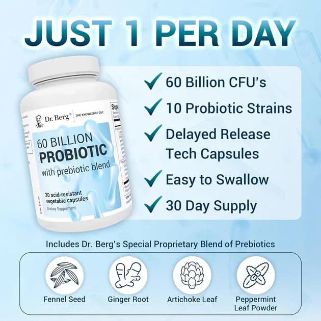 Dr. Berg 60 Billion Probiotics Capsules Price in Pakistan