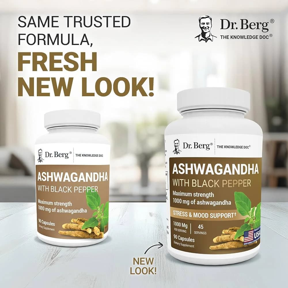 Dr. Berg Ashwagandha with BioPerine Capsules Price in Pakistan