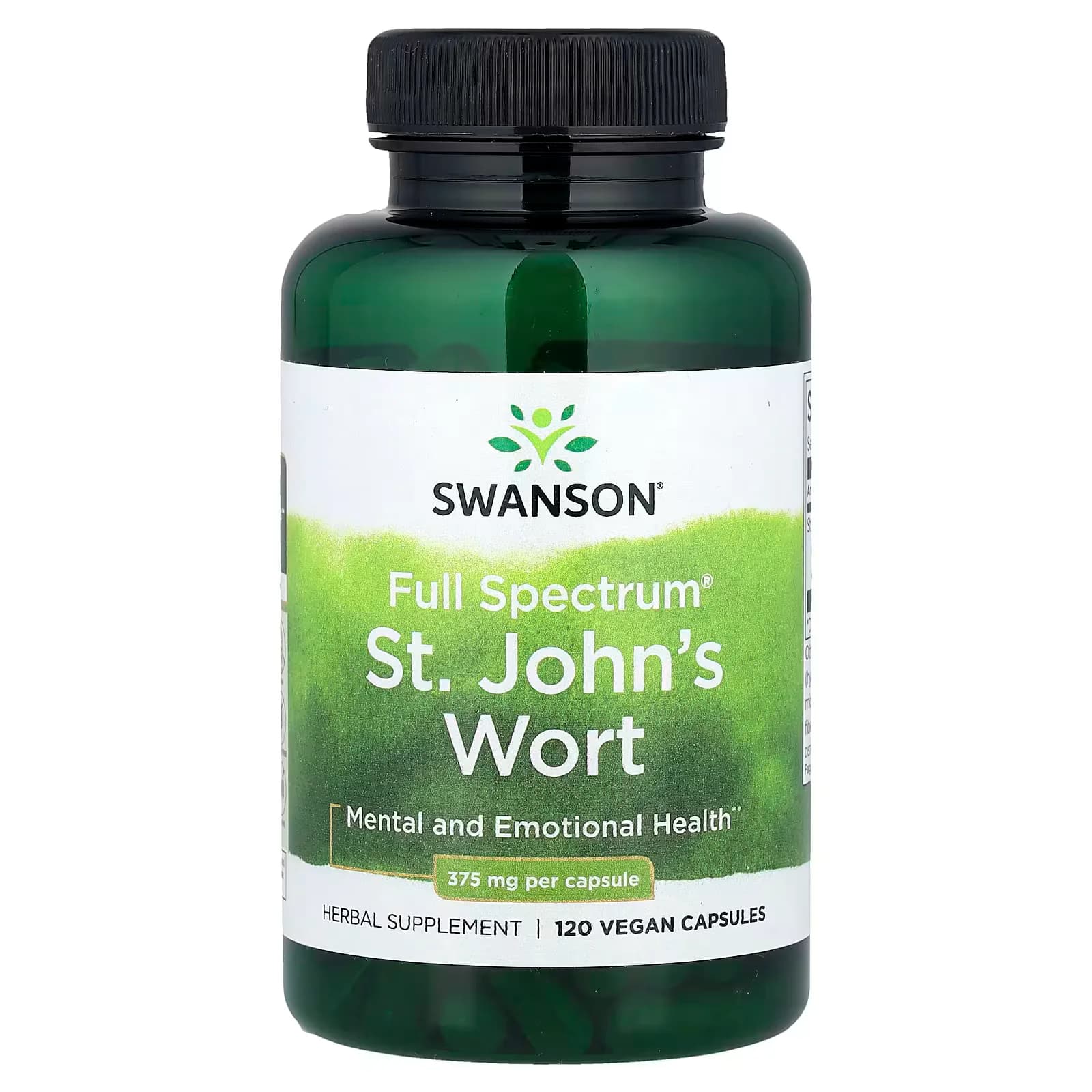 Swanson Vitamins Full Spectrum® St. John’s Wort 375mg Vegan Capsules