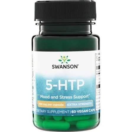 Swanson Vitamins 5-HTP 100mg Vegan Capsules