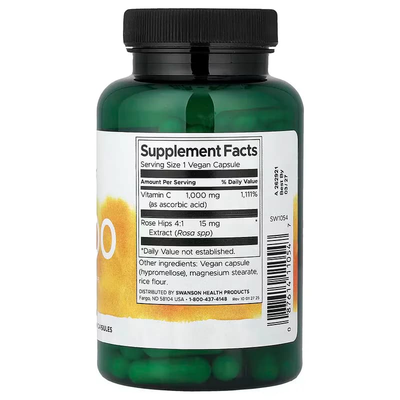 Swanson Vitamin C-1000 Vegan Capsules Price In Pakistan