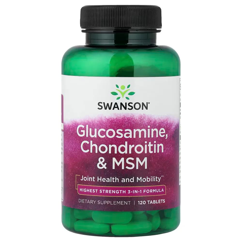 Swanson Vitamins Glucosamine Chondroitin & MSM Tablets