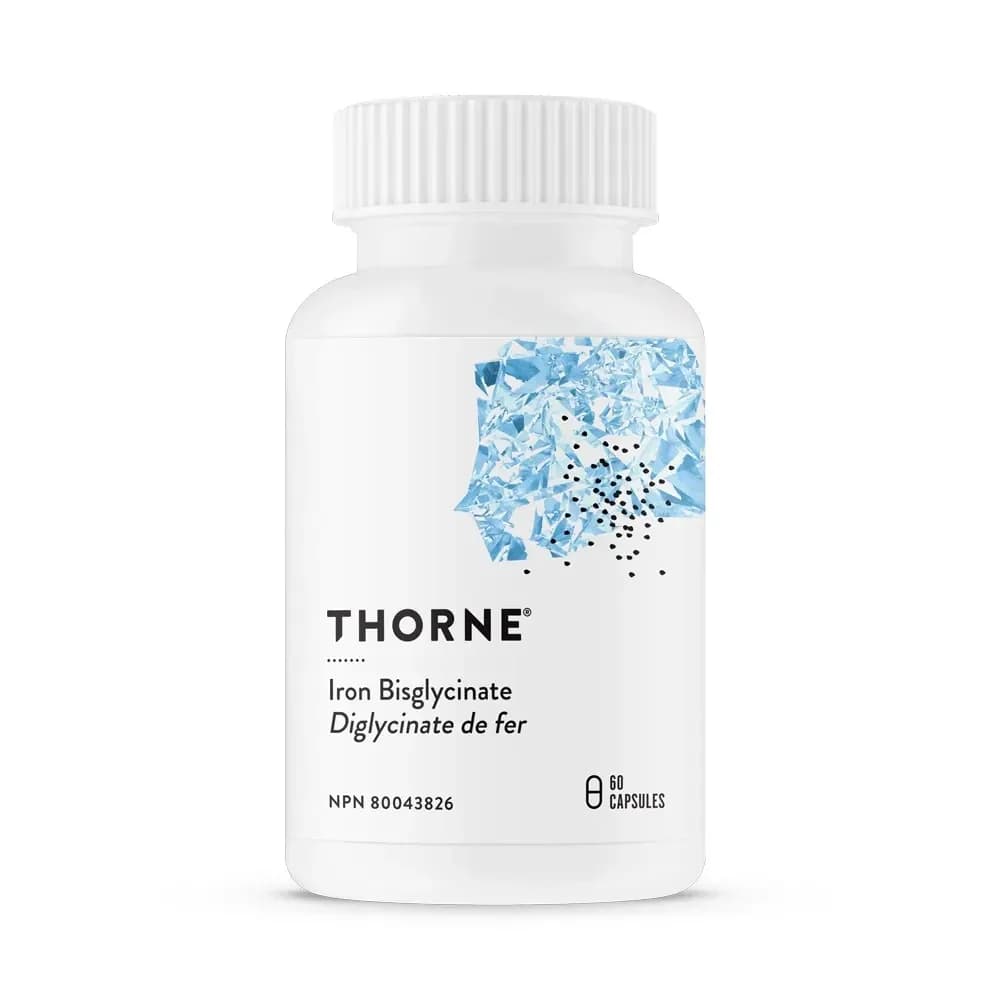 Thorne Iron Bisglycinate 25mg, 60 Capsules
