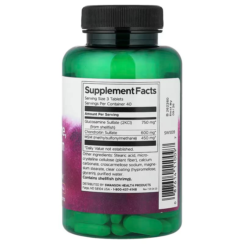 Swanson Glucosamine Chondroitin MSM Tablets Price In Pakistan