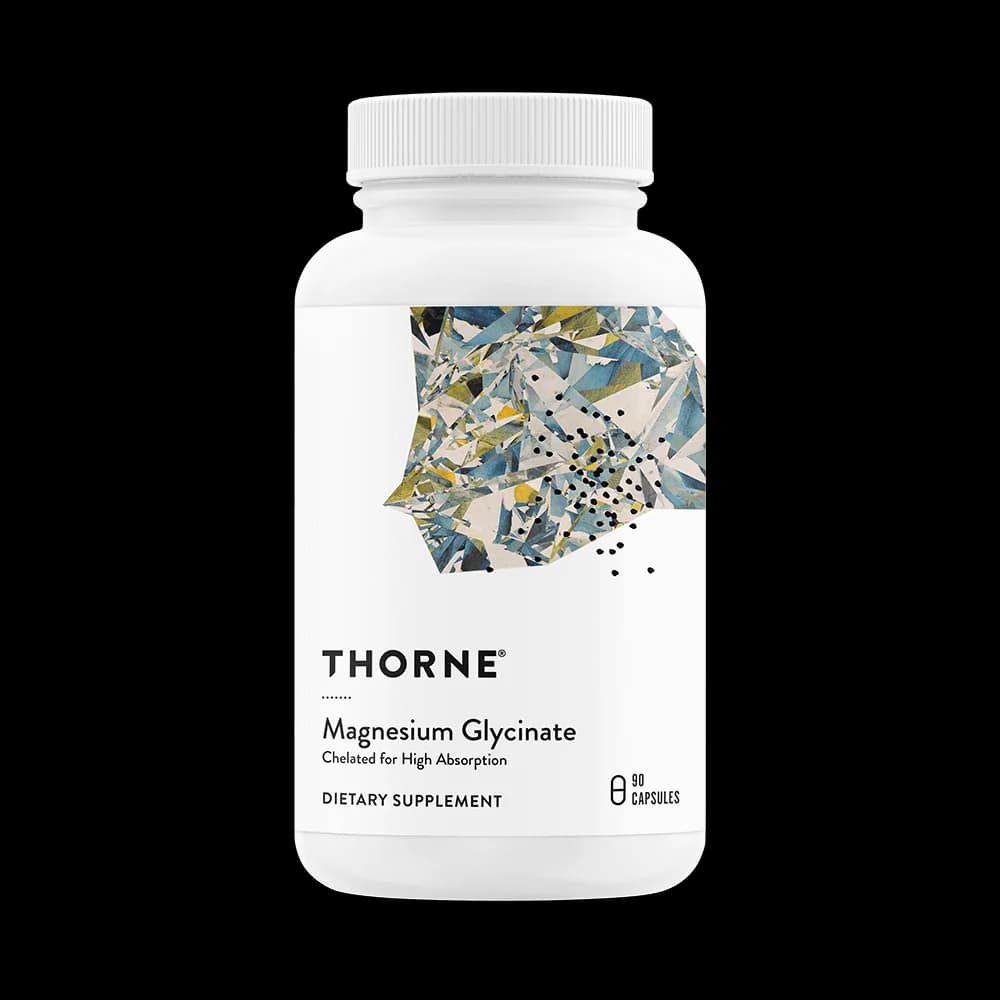 Thorne Magnesium Glycinate 90 Capsules (120 mg per Capsule)