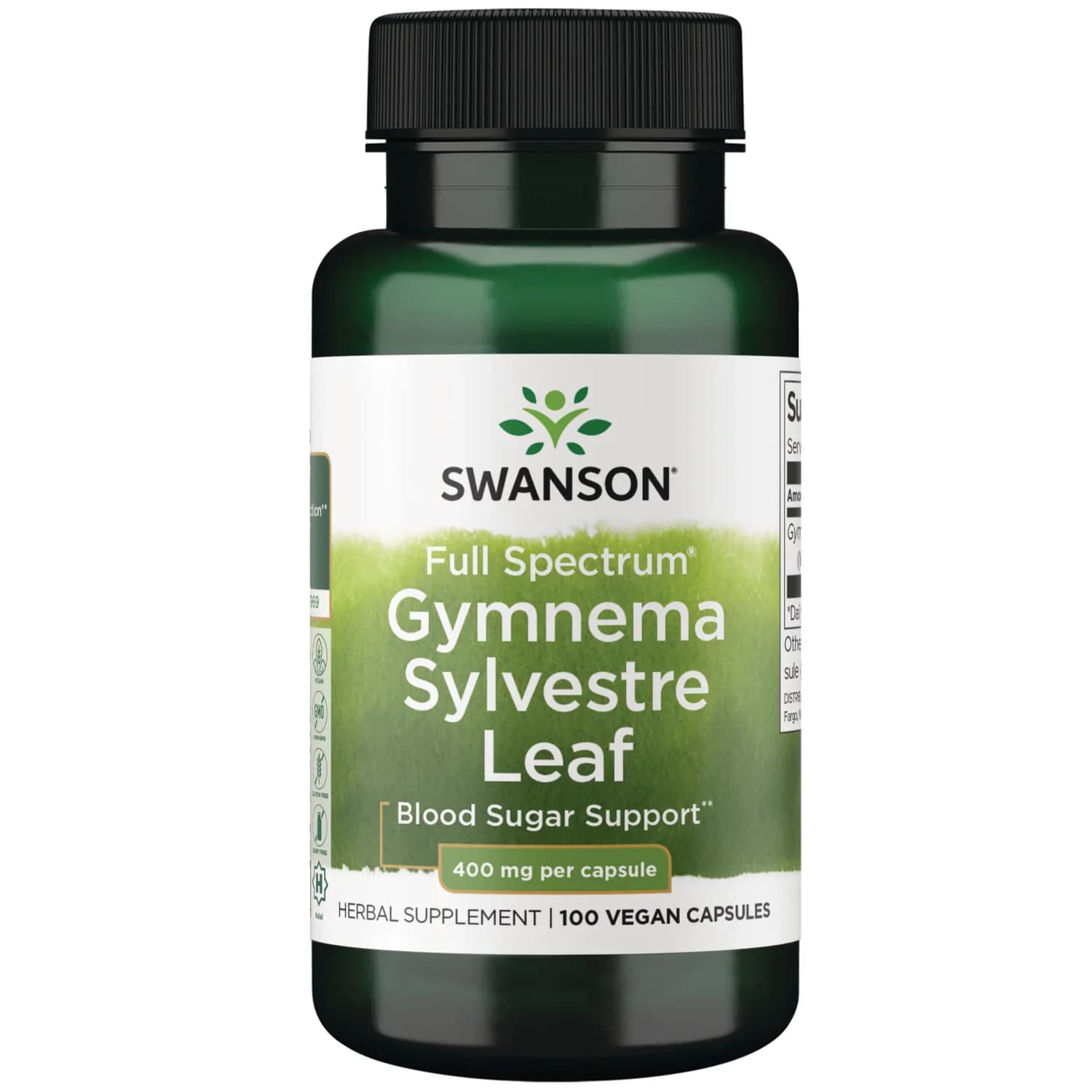 Swanson Vitamins Full Spectrum® Gymnema Sylvestre Leaf 400mg 100 Vegan Capsules — Swanson — capsule — in Pakistan