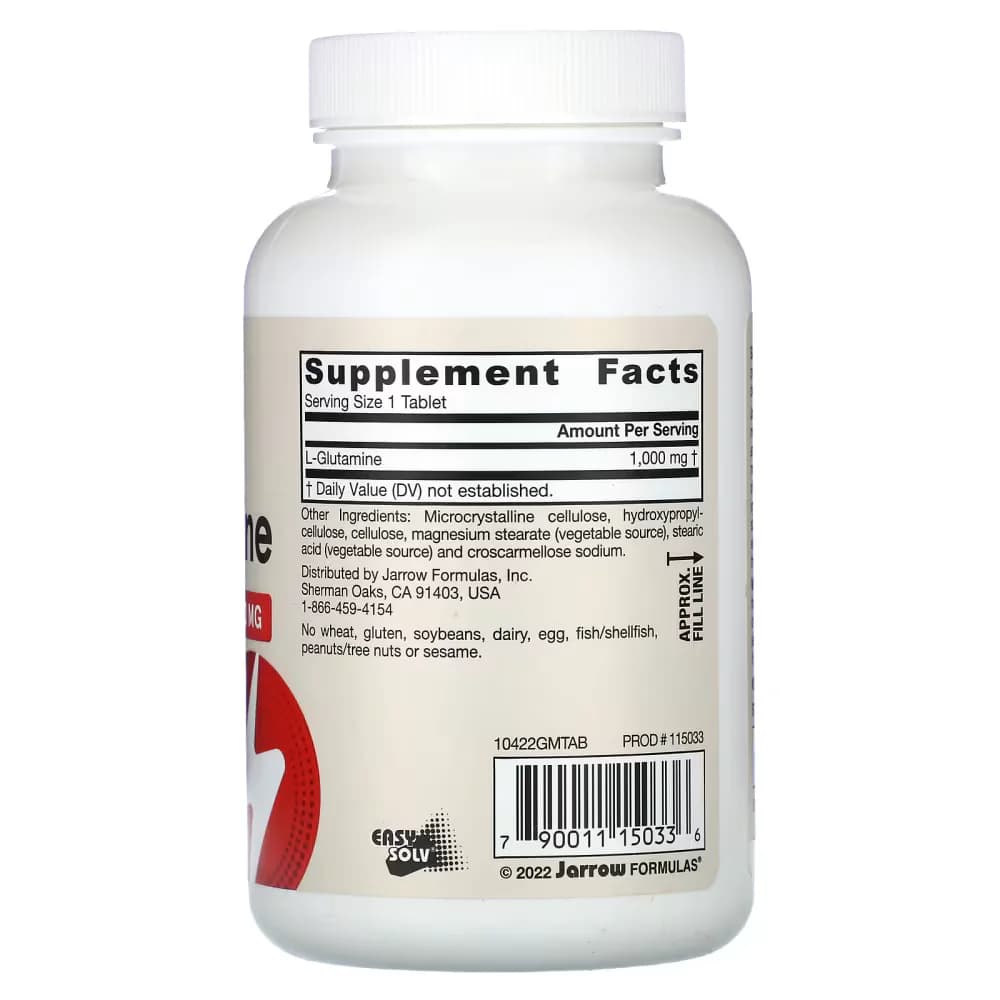 Jarrow Formulas L-Glutamine 1000mg 100 Tablets Price In  Pakistan