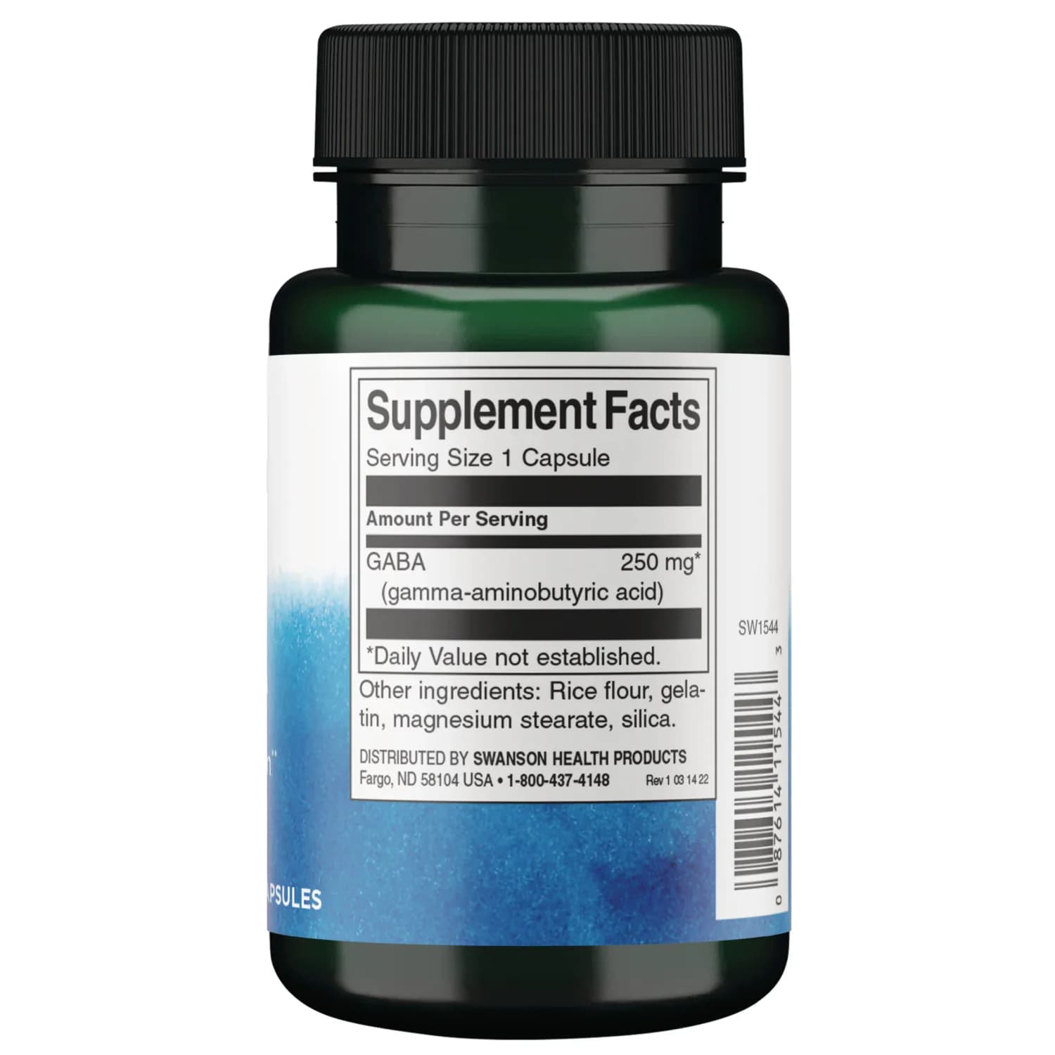 Swanson GABA 250mg Capsules Price in Pakistan | Herbal Mart