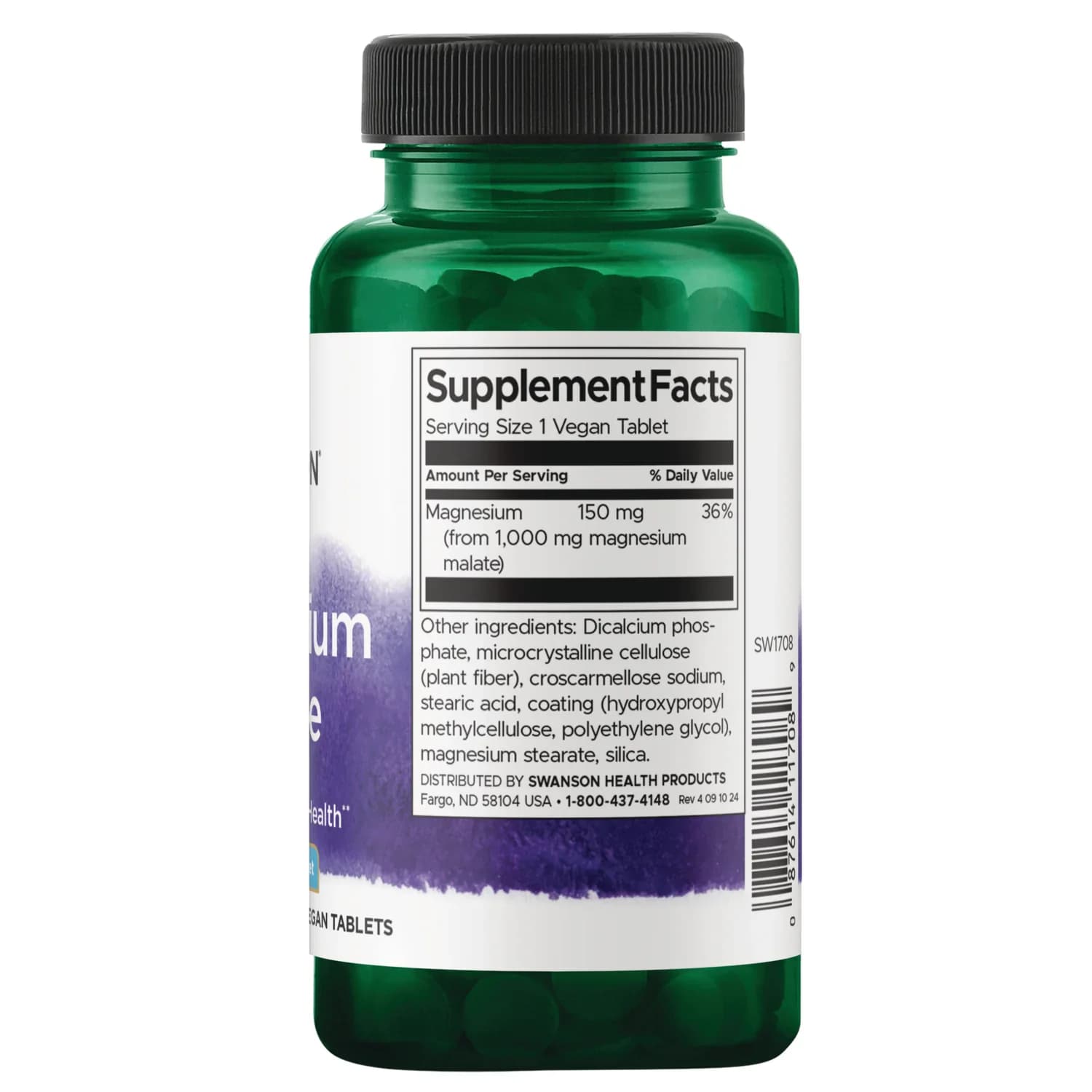 Swanson Magnesium Malate 1000 mg 60 Vegan Tablets Price In Pakistan