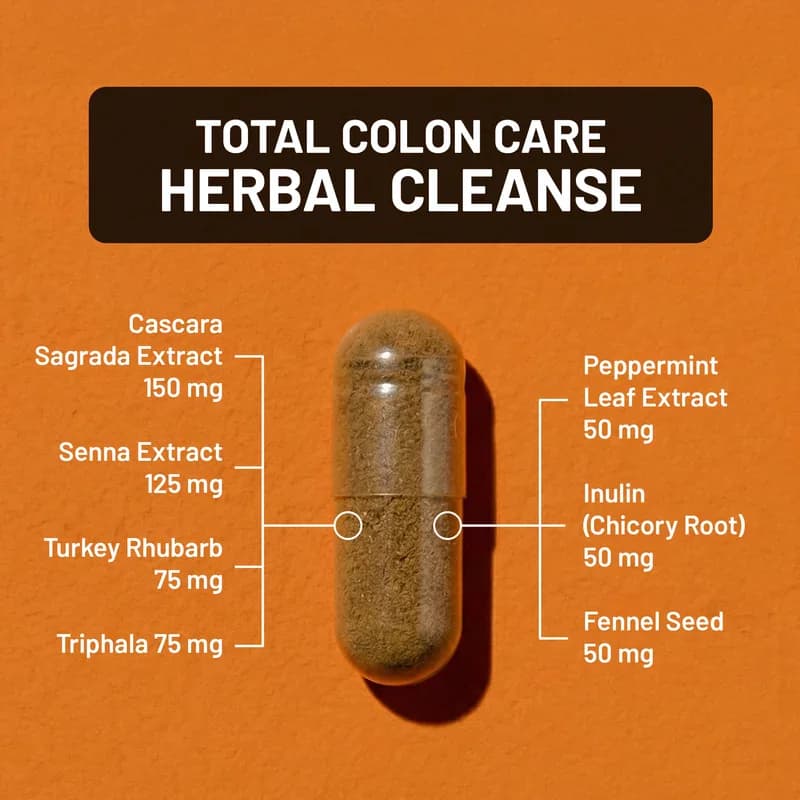 NatureWise Total Colon Care Herbal Cleanse Vegan Capsules in Pakistan